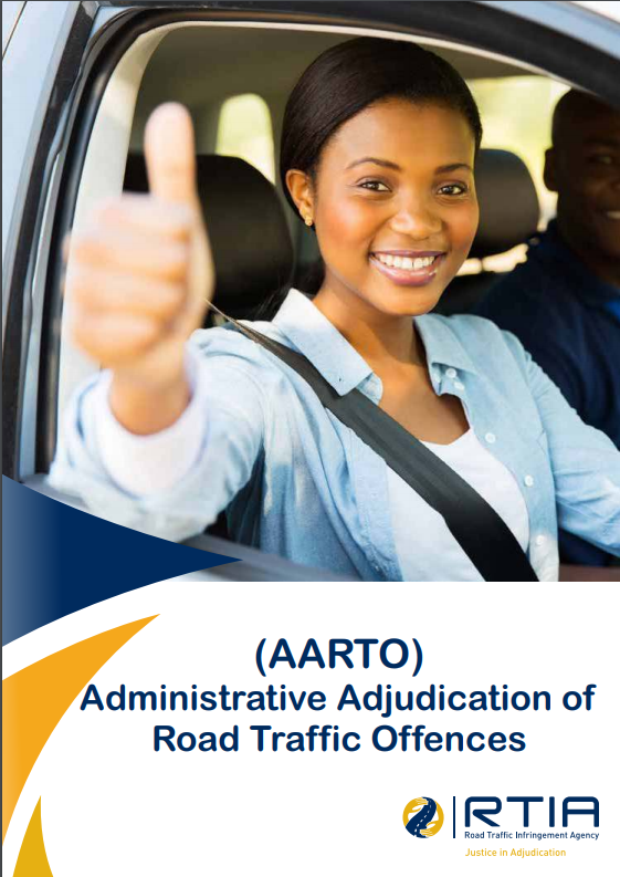 Administrative Adjudication of Road Traffic Offences (AARTO) information booklet by the Road Traffic Infringement Agency (RTIA). 